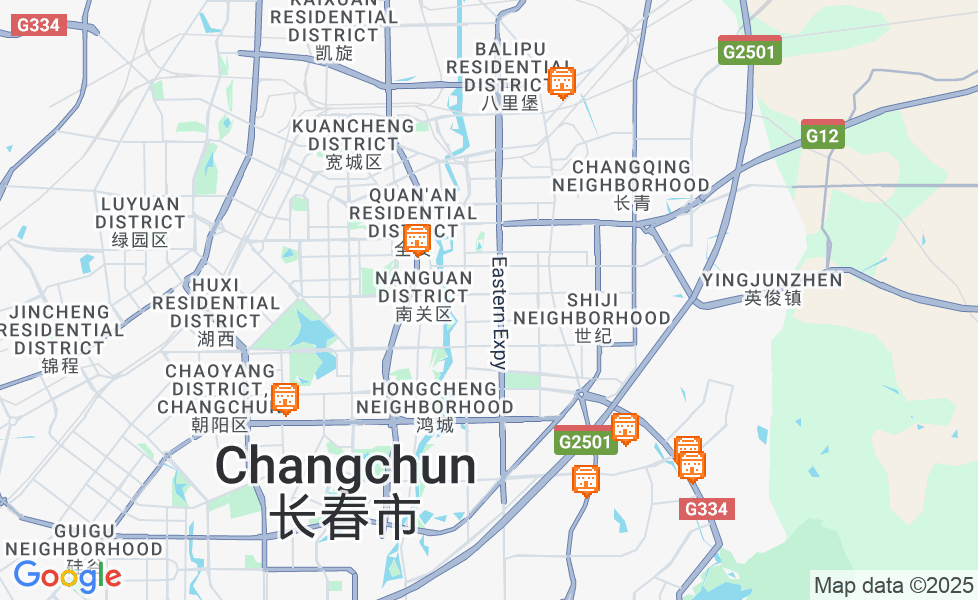 長春市の地図. マップ機能をアクティブにするには、マップをクリックして下さい。 google static map