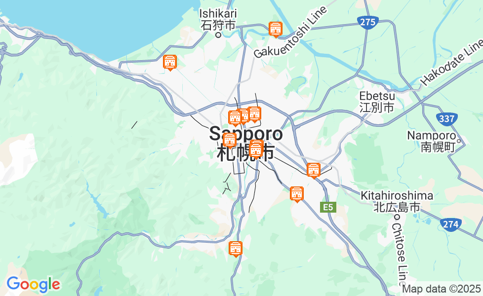 خريطة سابورو. انقر على الخريطة لتنشيط وظائف الخريطة! google static map