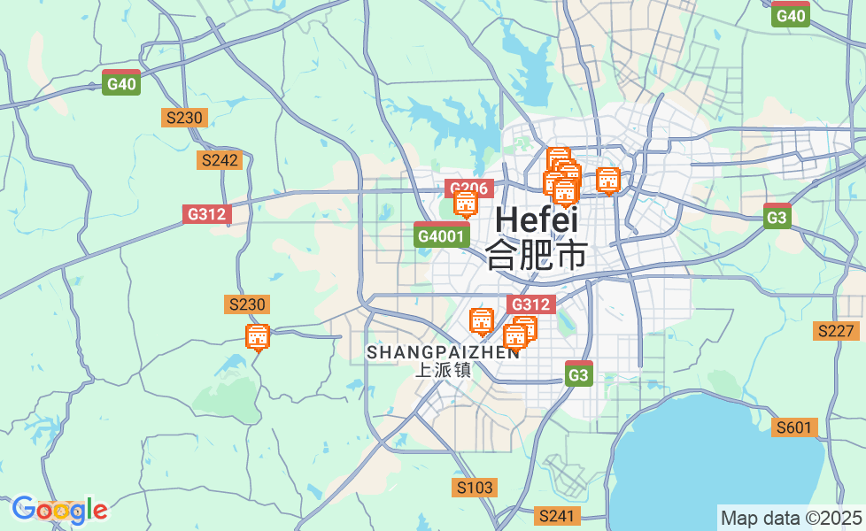 合肥市の地図. マップ機能をアクティブにするには、マップをクリックして下さい。 google static map