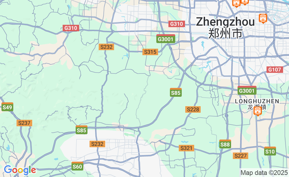 Карта Чжэнчжоу. Щелкните по карте, чтобы ее активировать! google static map
