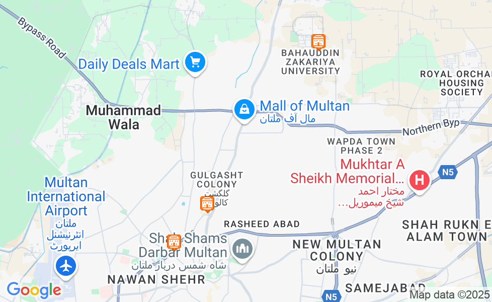 Карта Мултан. Щелкните по карте, чтобы ее активировать! google static map
