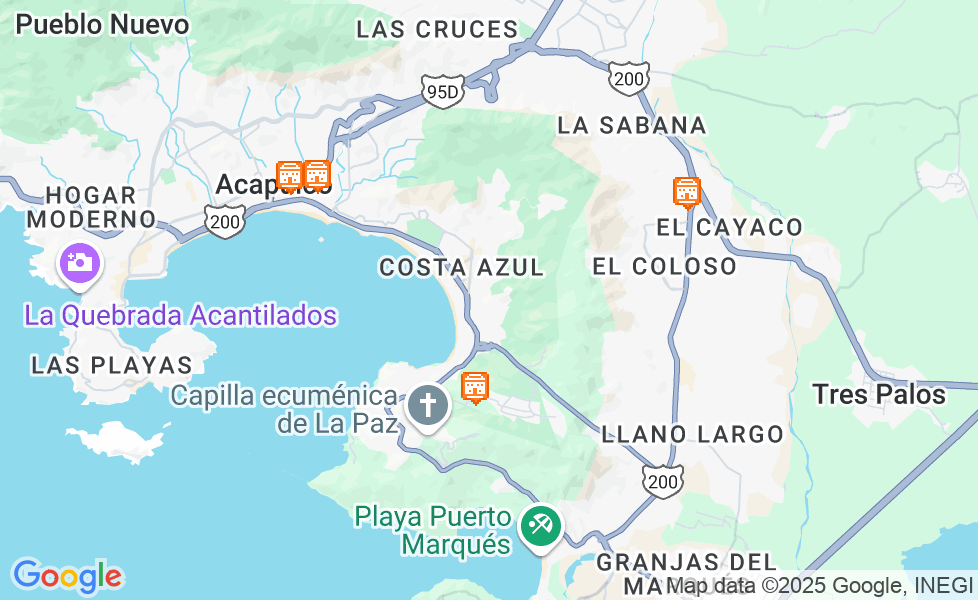 アカプルコの地図. マップ機能をアクティブにするには、マップをクリックして下さい。 google static map