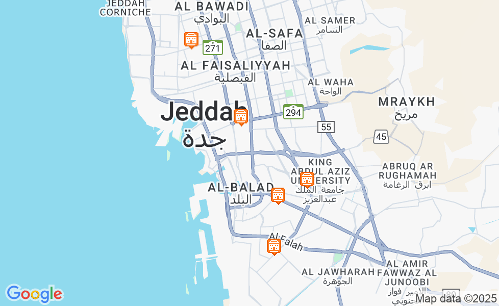 ジッダの地図. マップ機能をアクティブにするには、マップをクリックして下さい。 google static map