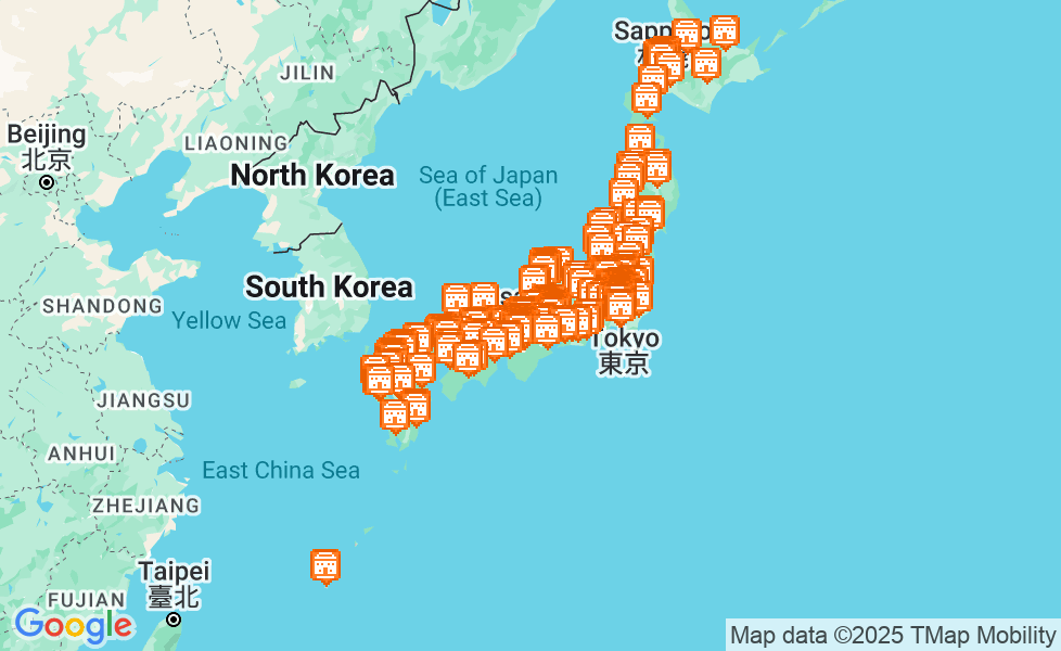 日本の地図. マップ機能をアクティブにするには、マップをクリックして下さい。 google static map