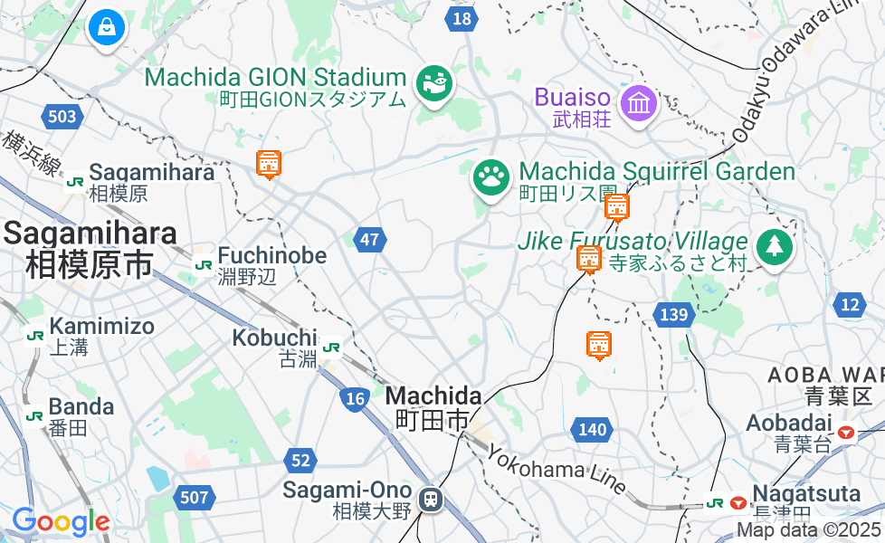 Mapa Machida. Kliknij na mapę aby aktywować funkcje mapy! google static map