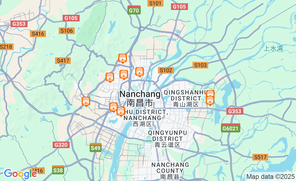 南昌市の地図. マップ機能をアクティブにするには、マップをクリックして下さい。 google static map