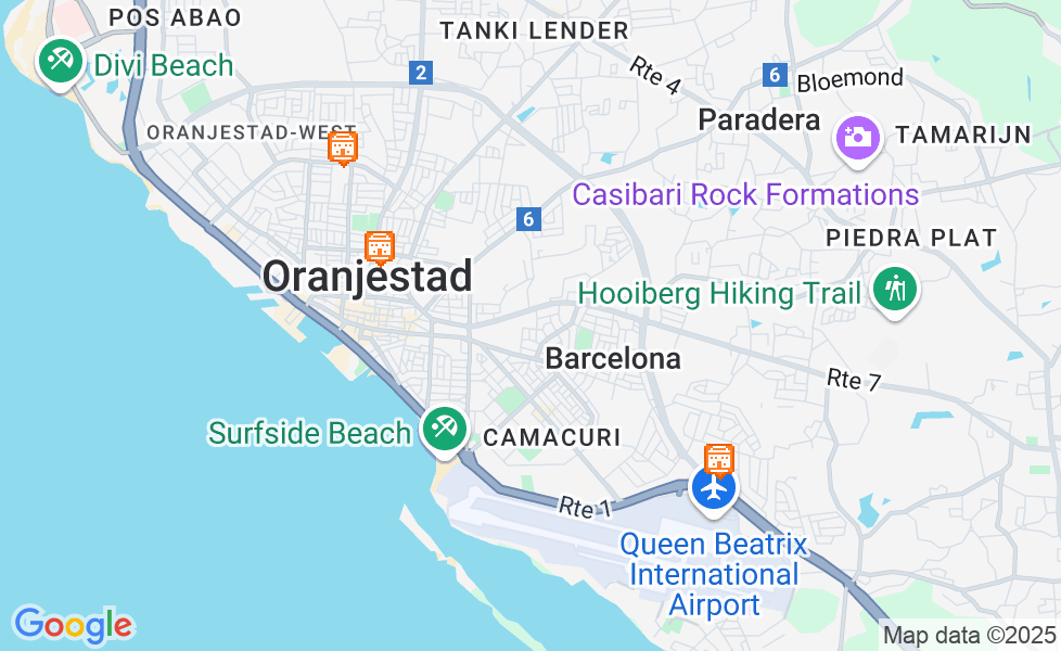 Карта Ораньестад. Щелкните по карте, чтобы ее активировать! google static map