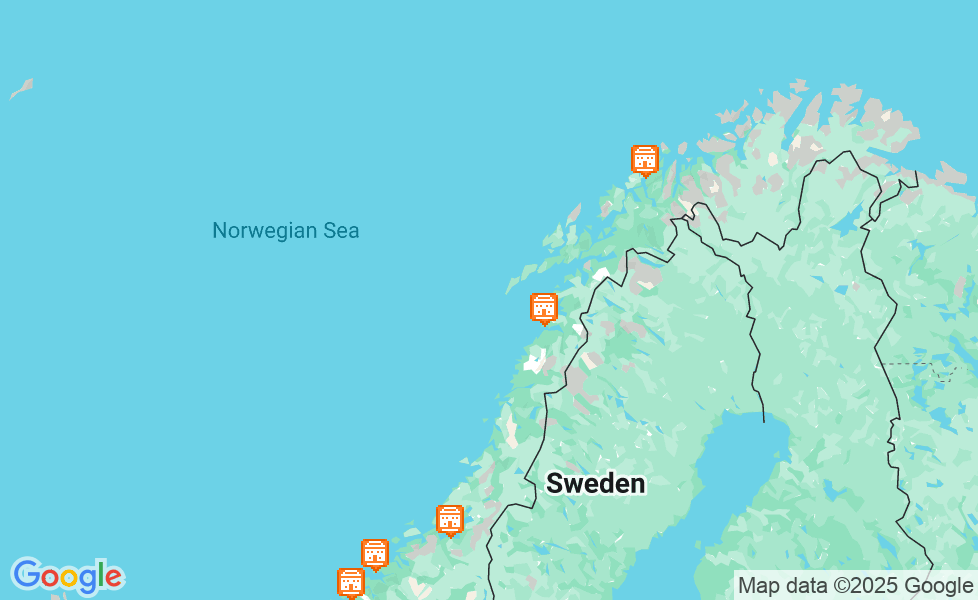 ノルウェーの地図. マップ機能をアクティブにするには、マップをクリックして下さい。 google static map
