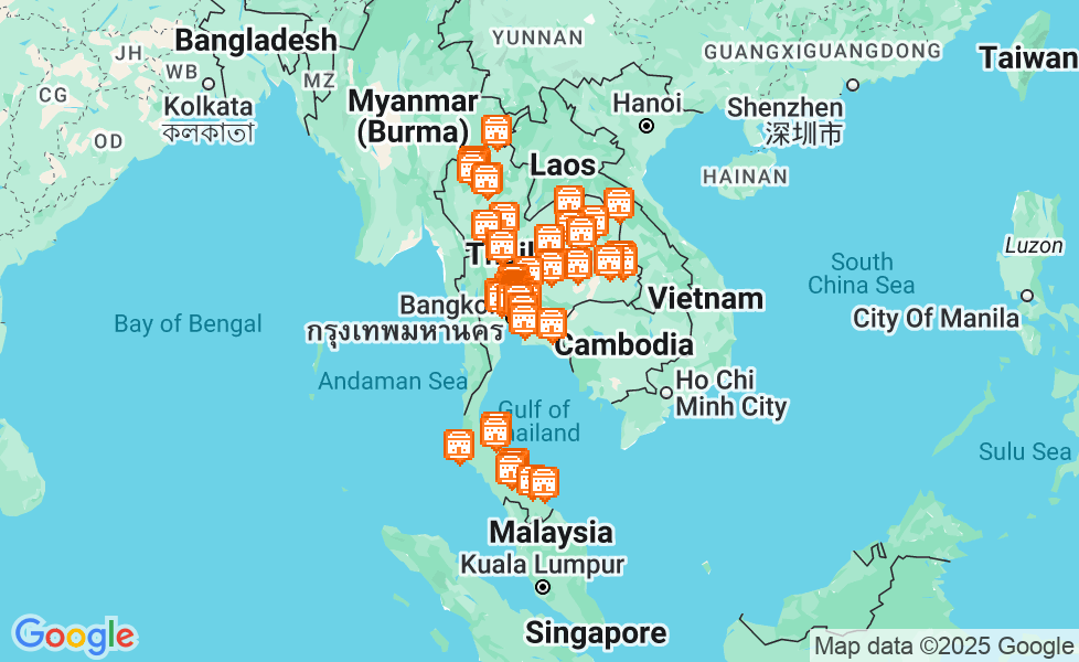 タイ王国の地図. マップ機能をアクティブにするには、マップをクリックして下さい。 google static map
