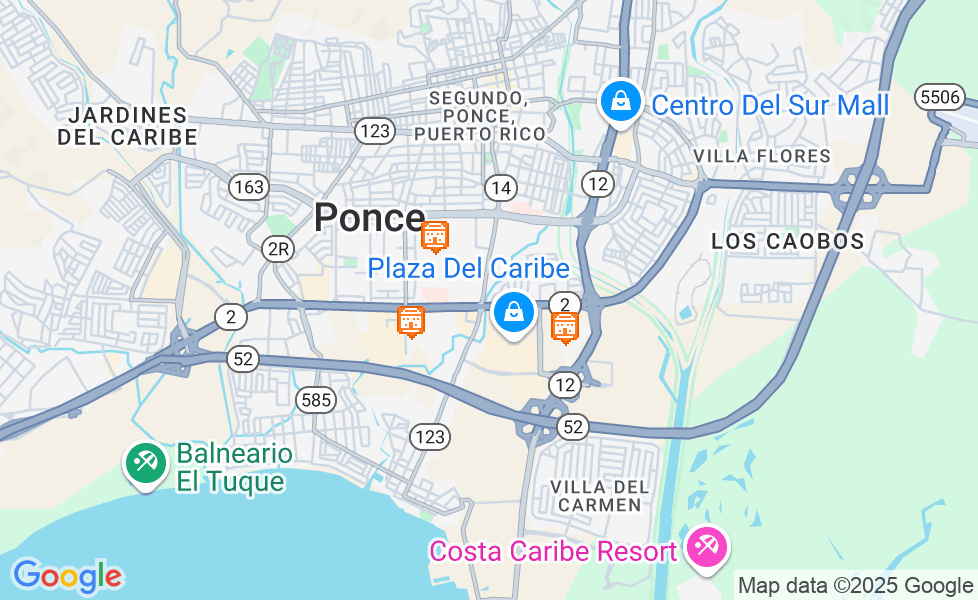 Harta Ponce. Dă click pe hartă pentru a activa funcțiile hărții! google static map